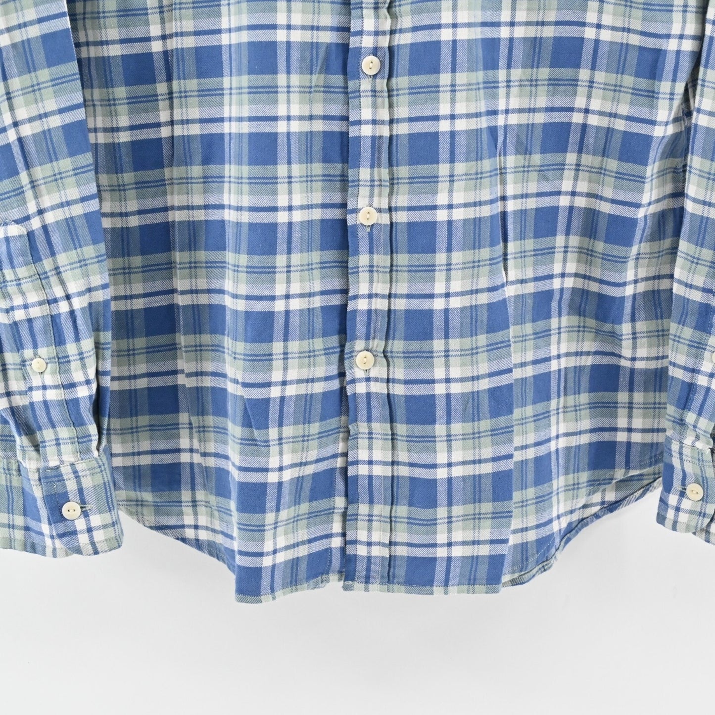 VINEYARD VINES Mens Plaid Shirt Size M Slim Longshore Blue Green Button Casual