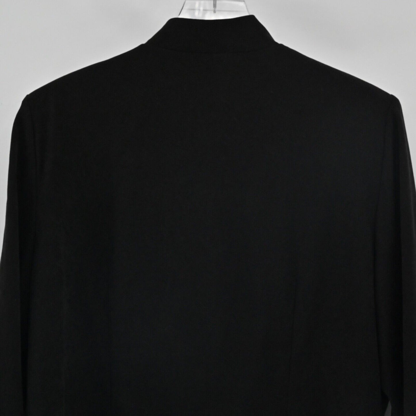 Vtg KORET Jacket Womens Size 14 Black Argyle Full Zip Stand Up Collar Retro Y2K
