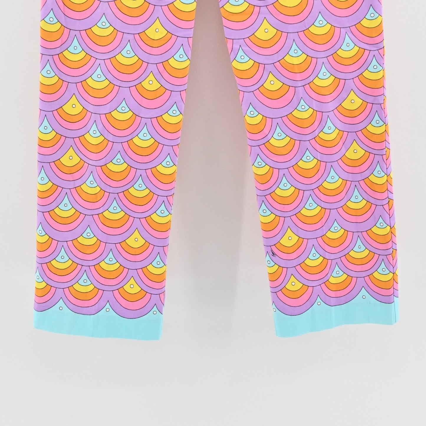 TRINA TURK Colorful Pants Womens Size 6 Hippie Retro Pastels Straight Leg Ankle