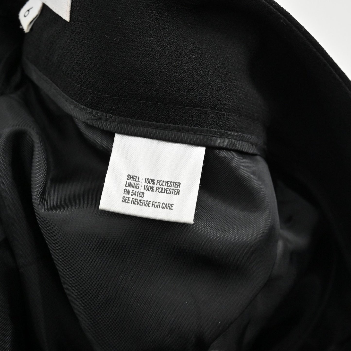Calvin Klein Classic Black Flared Dress Pants Womens Size 6 High Rise Career
