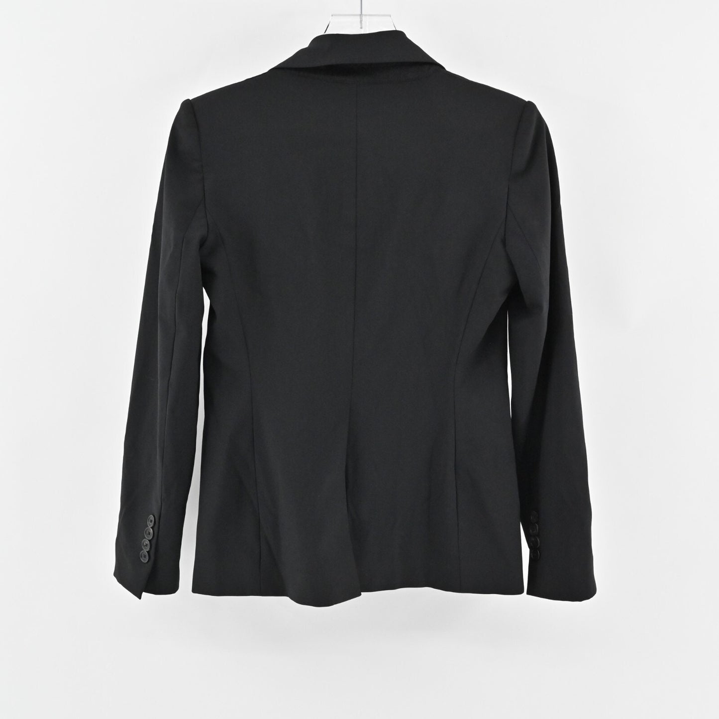 BROOKS BROTHERS Blazer Womens Size 4 Black Wool Blend Single Breasted Jacket