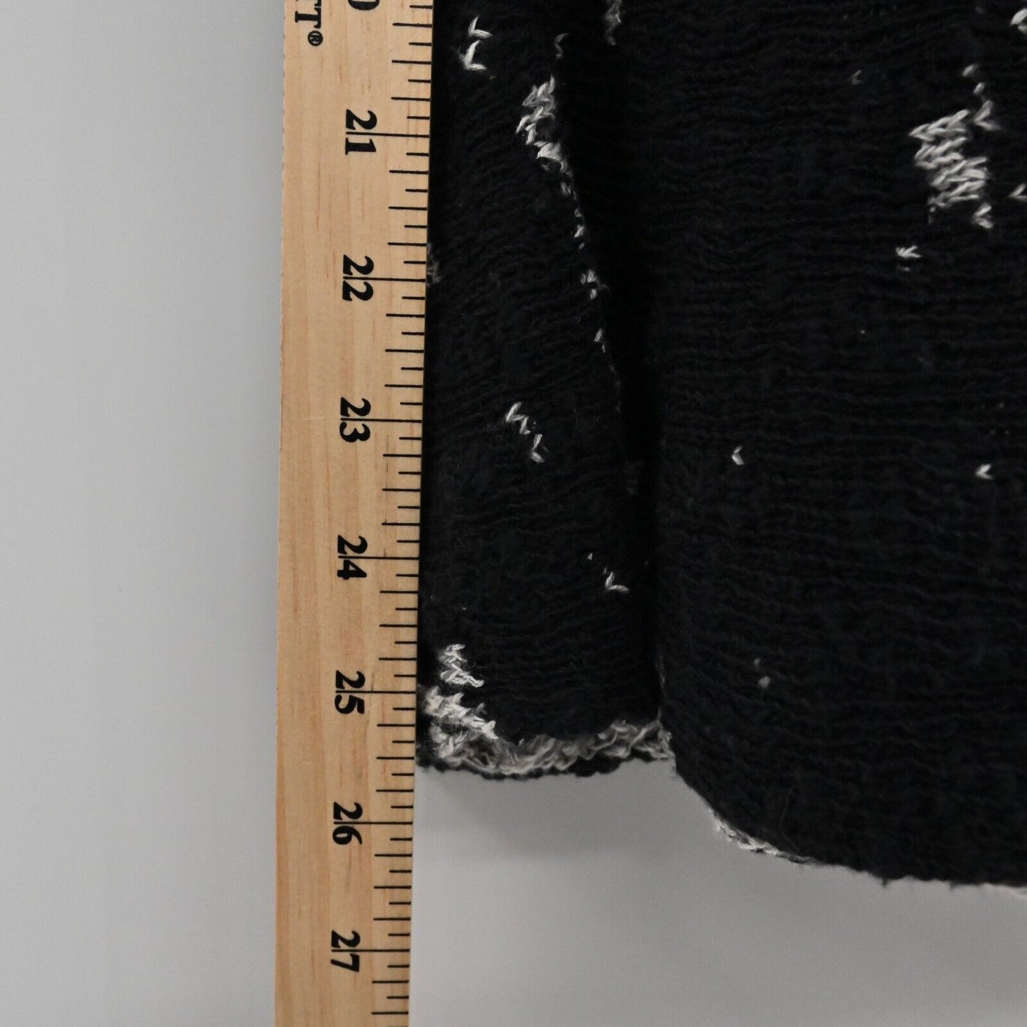 FREE PEOPLE Sweater Tank Womens Size S Side by Side Peplum Knit Black Combo Boho