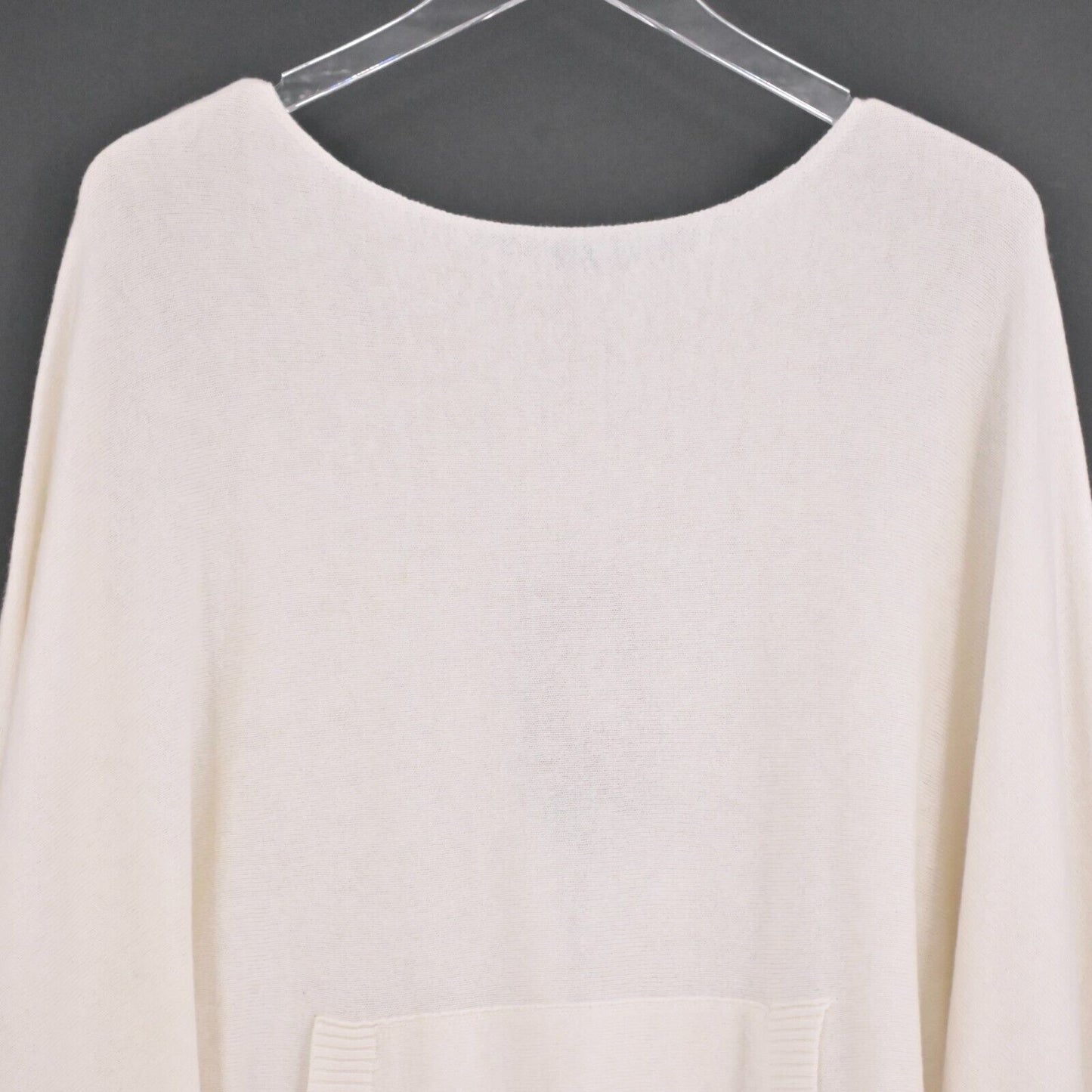 PRANA Sweater Womens Sz OS Celestia Poncho Cashmere Blend Knit Ivory Yellow NEW