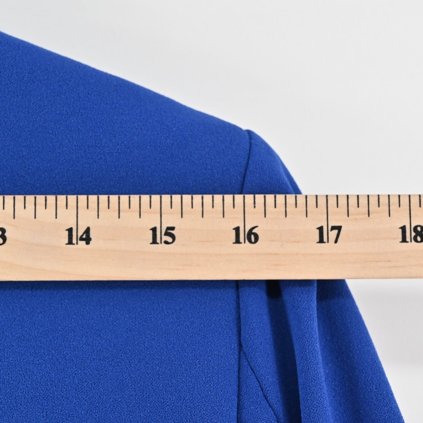 RACHEL ZOE Blue Blazer Womens Size M Crepe Quarter Ruched Sleeve Career Jacket