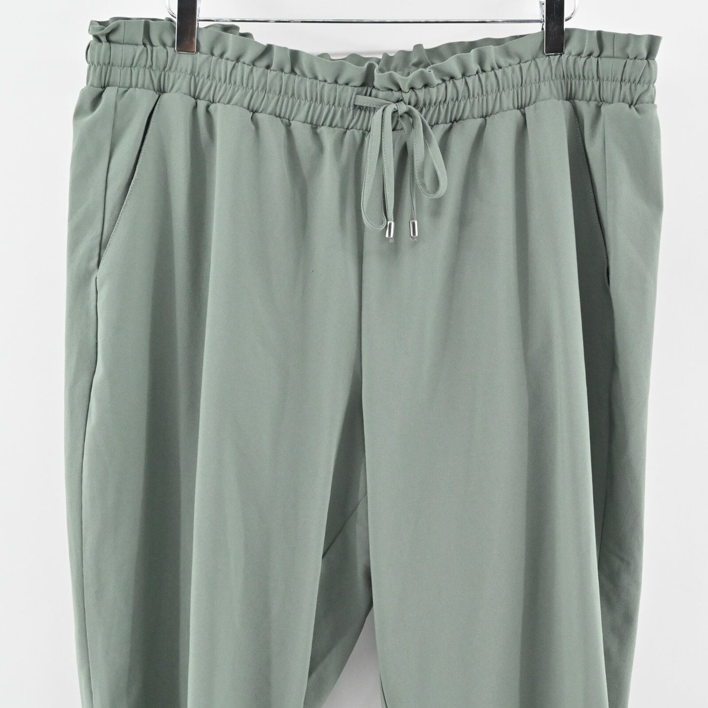 TORRID Pants Womens Size 2 Slim Taper Stretch Crepe High Rise Paperbag Waist