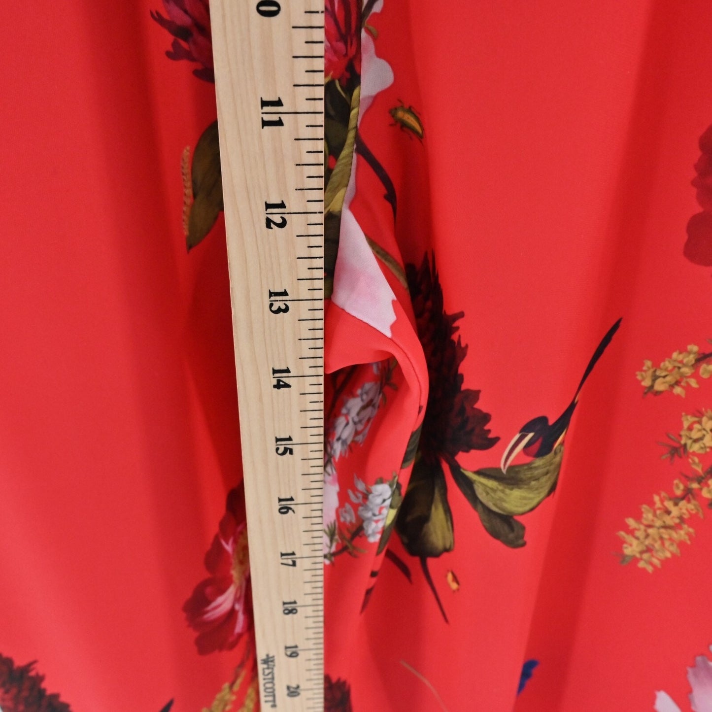 TED BAKER Jumpsuit Womens Size S Piiper Wrap Belted Berry Sundae Red Floral