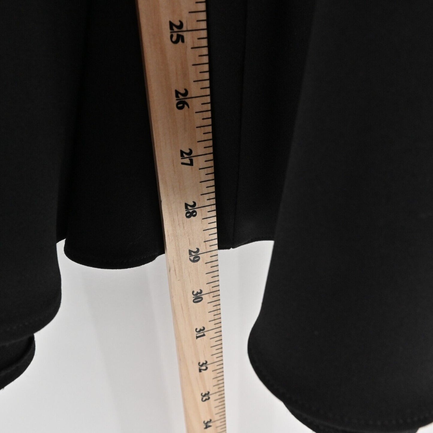 ALBERTO MAKALI Pants Womens Sz 8 Black Ruffle Hem Disco Selena Retro Whimsigoth