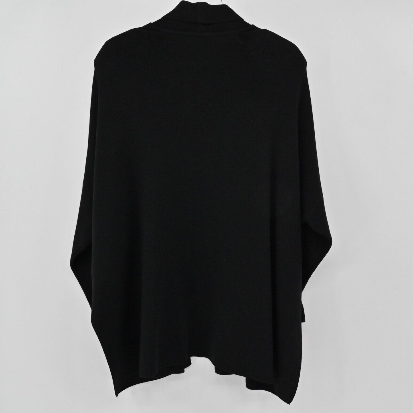 ESCADA Cardigan Sweater Womens Size 42 Black Wool Knit Open Front Quiet Luxury