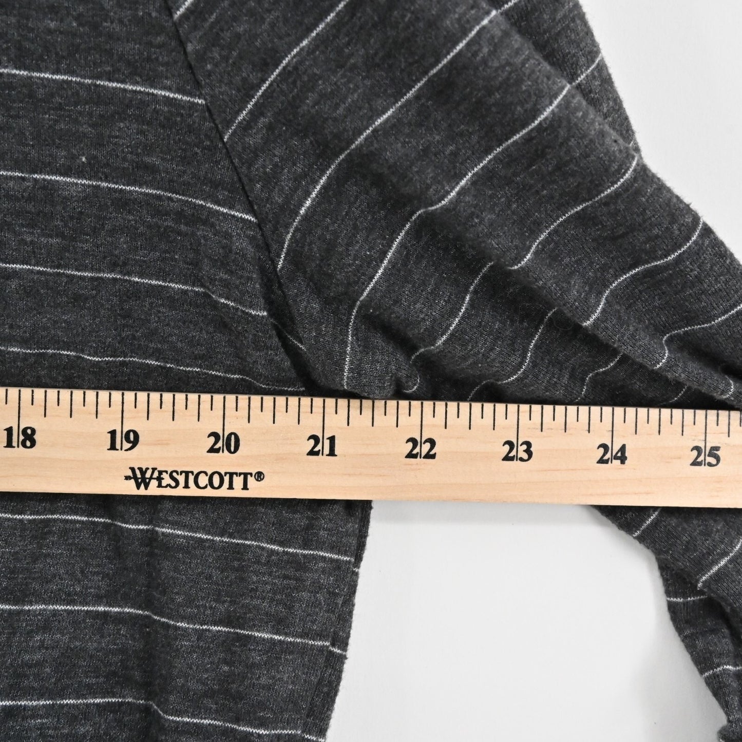 MARINE LAYER Womens Alden Hoodie Size M Double Knit Cowl Neck Stripe Sweatshirt