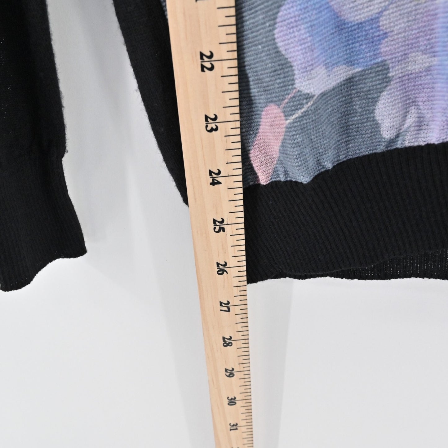 DRIES VAN NOTEN Sweater Womens Size S Floral Knit Cardigan Silk Wool Linen Blend