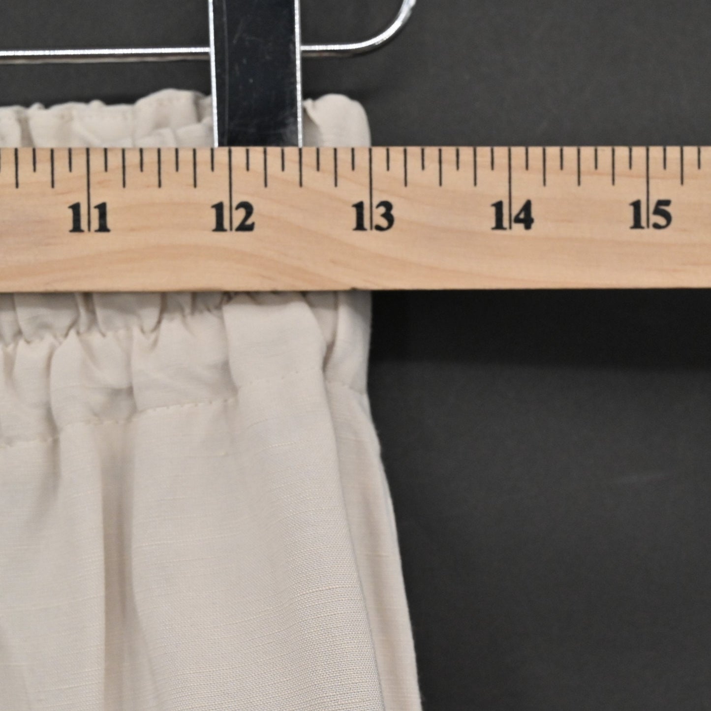 BARBARA ALVISI Womens Wide Leg Pants Size XS Linen Drawstring Minimalist Italy