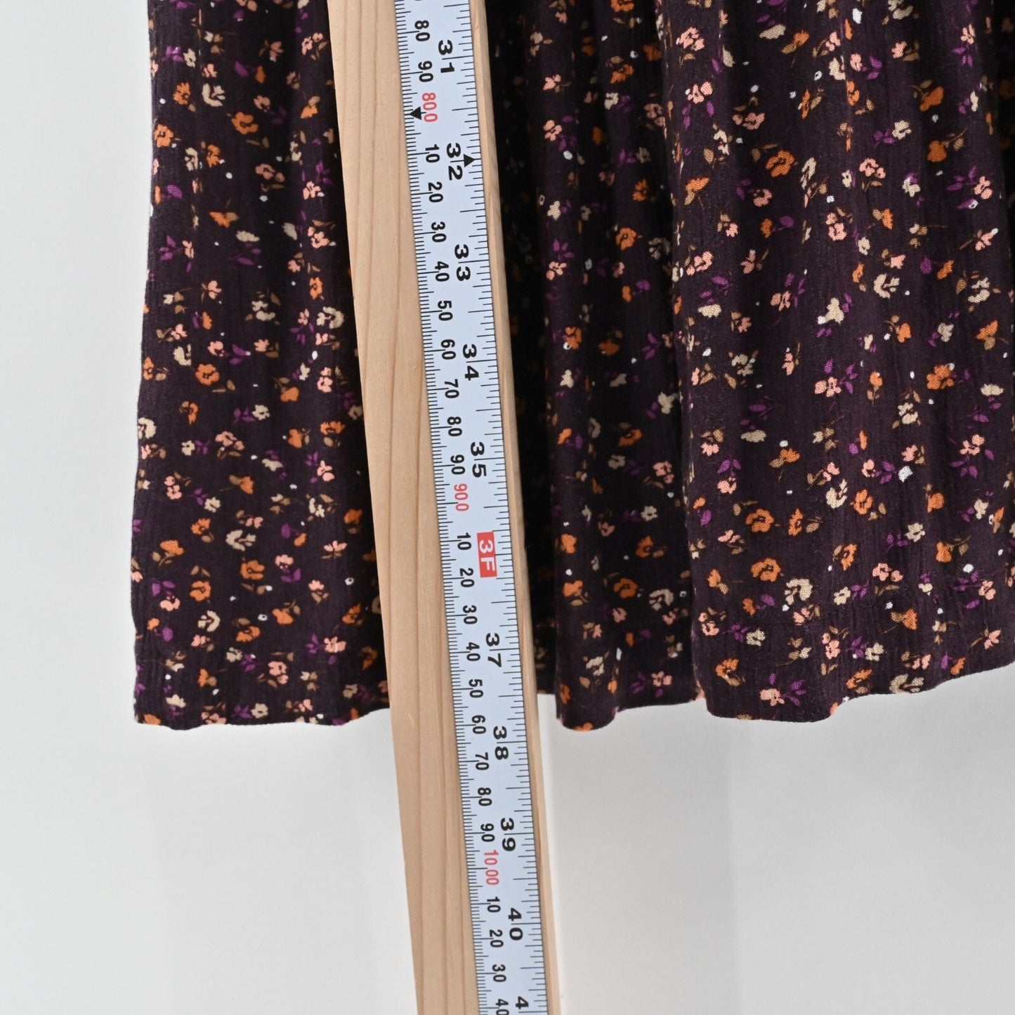 J JILL Embroidered Dress Size L Sonoma Floral Dark Fig Ditsy Boho Relaxed Swing