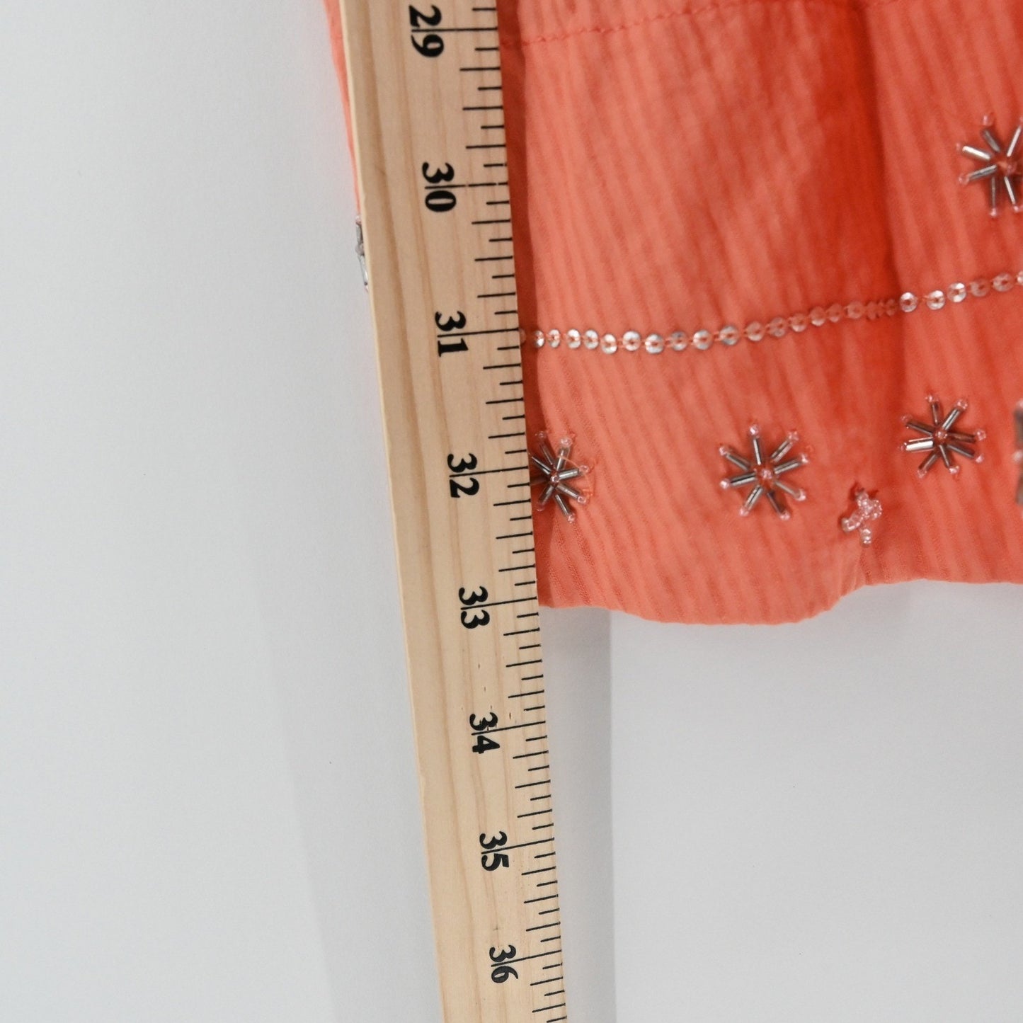 Free People Crushin On You Embellished Mini Dress Ethereal Coral Sleeveless Slip