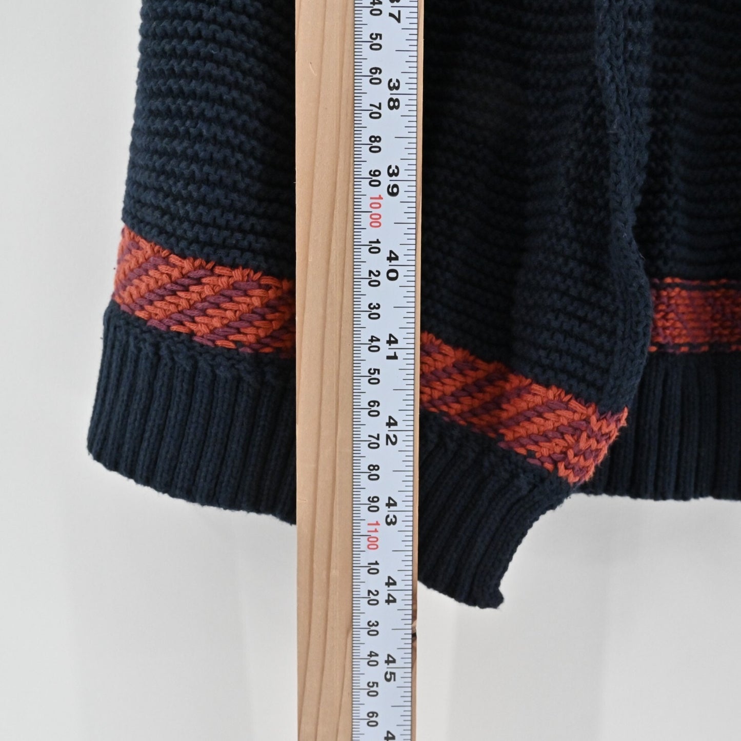 Urban Outfitters Womens Riley Cardigan Size S Orange Navy Striped ECOTE Sweater