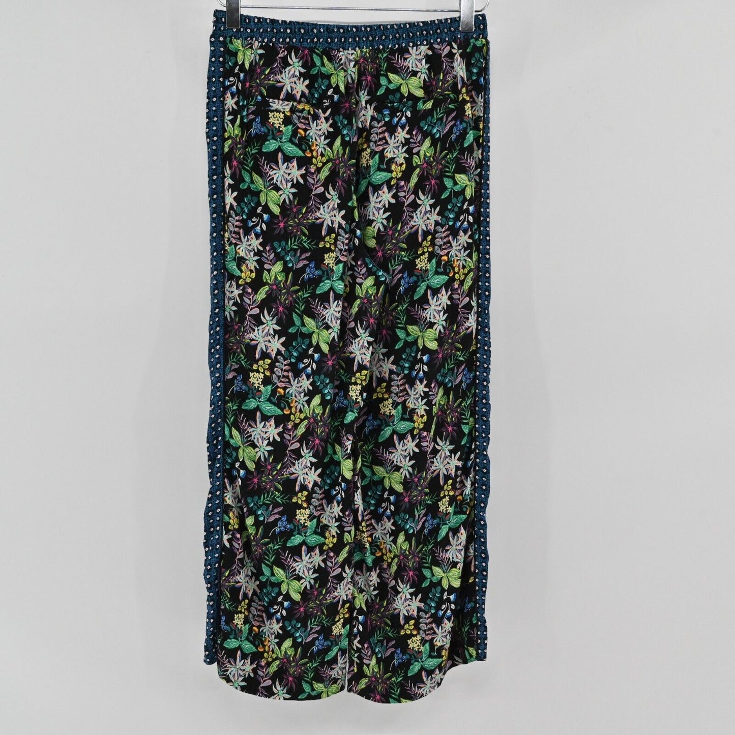 ANTHROPOLOGIE Pants Womens Size XS ETT TWA Rosseau Wide Leg Floral Crop Pull On
