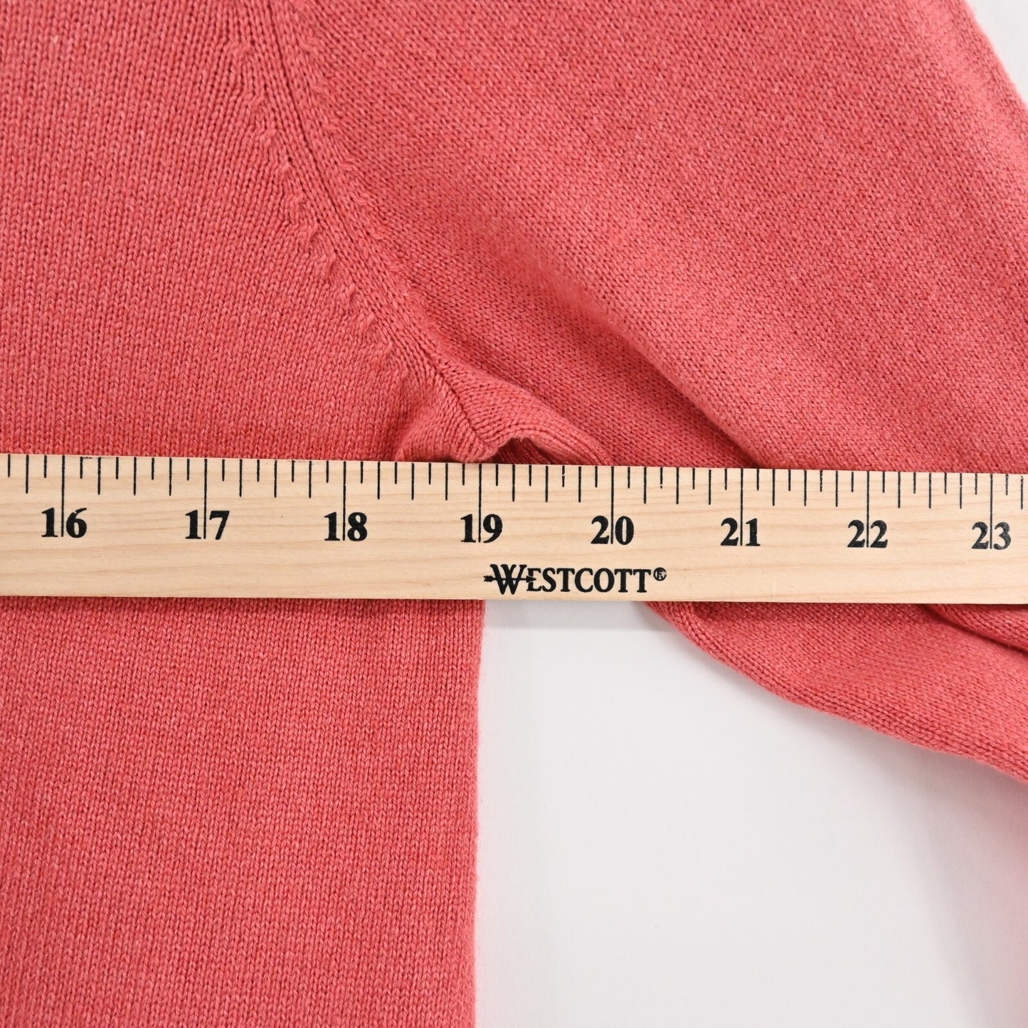 EILEEN FISHER Cashmere Silk Sweater Womens Size S Coral VNeck Knit Cinch Tunic