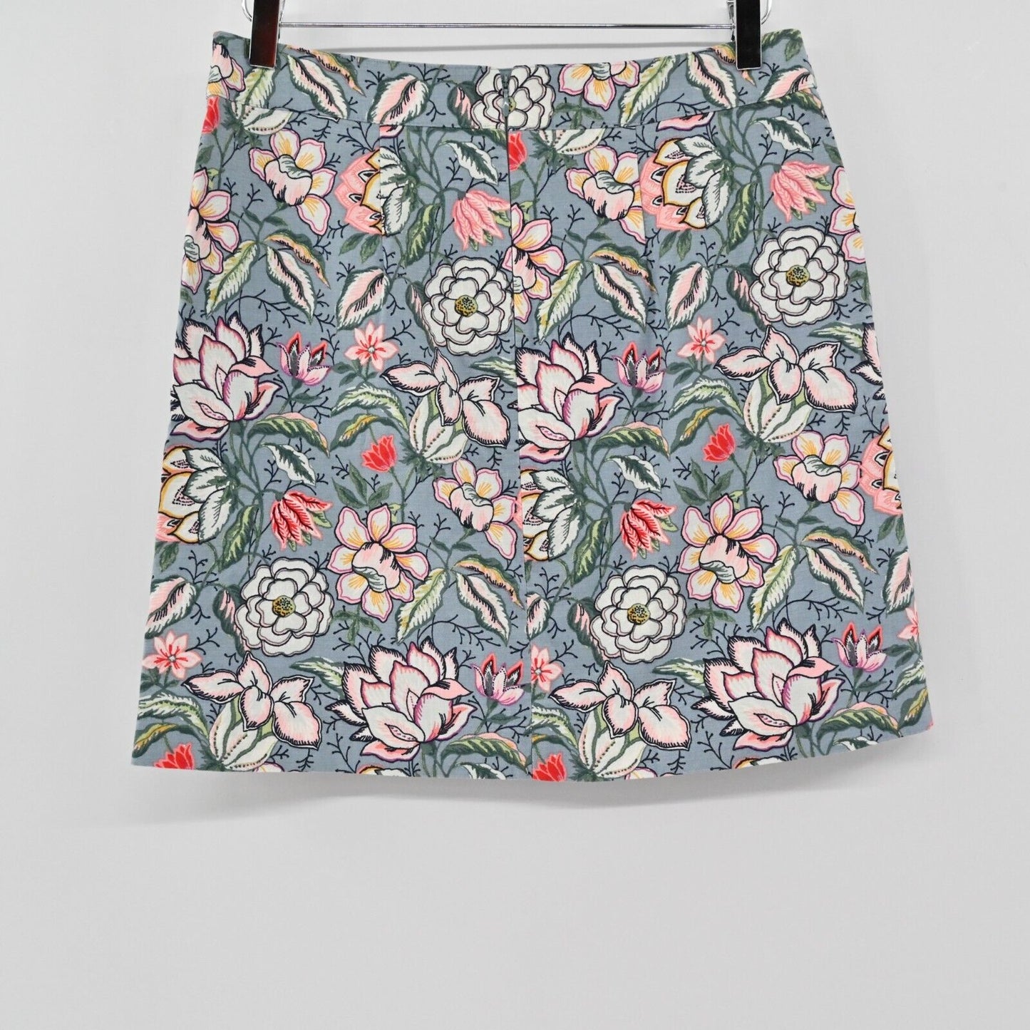 LOFT Skirt Womens Sz 6 Floral Print Straight Shift Pockets Cotton Multicolor NEW