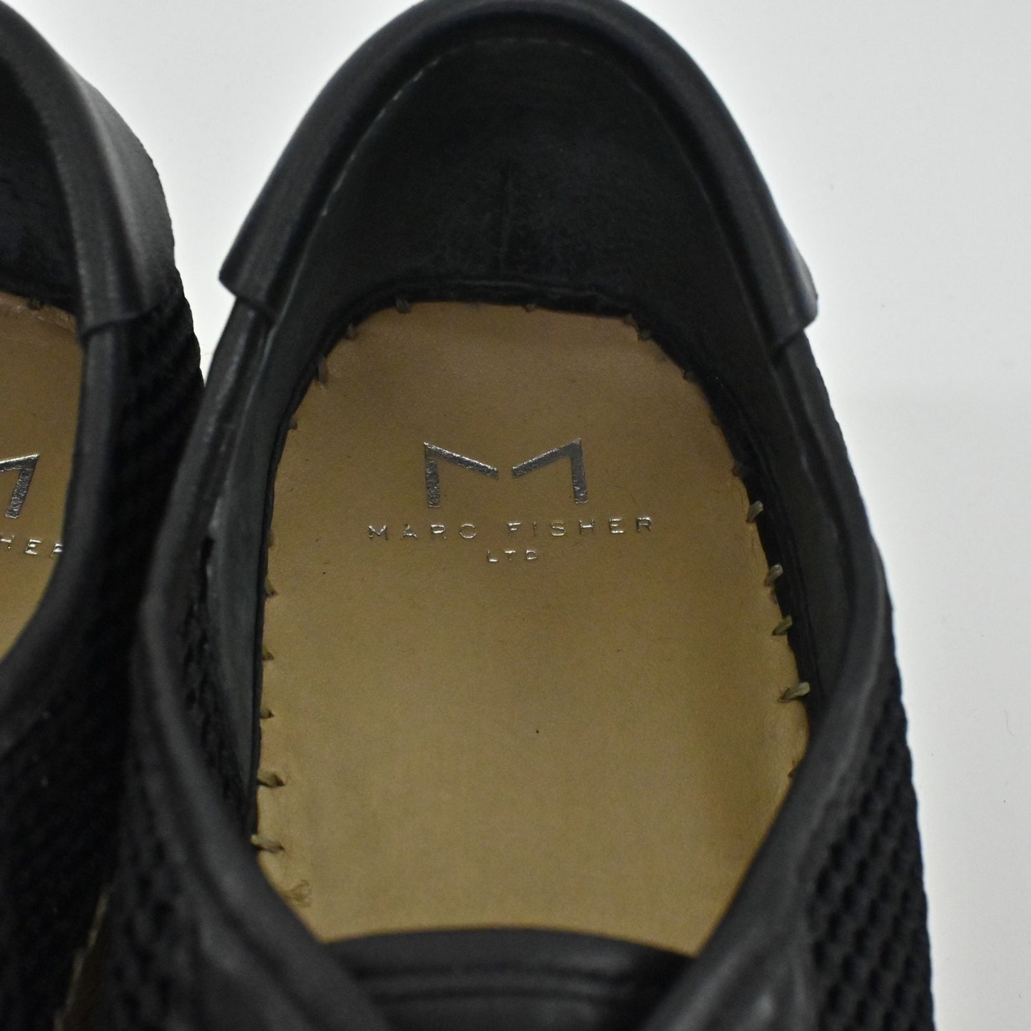 Marc Fisher Womens Macey Mesh Platform Espadrille Sneakers Size 11 Black