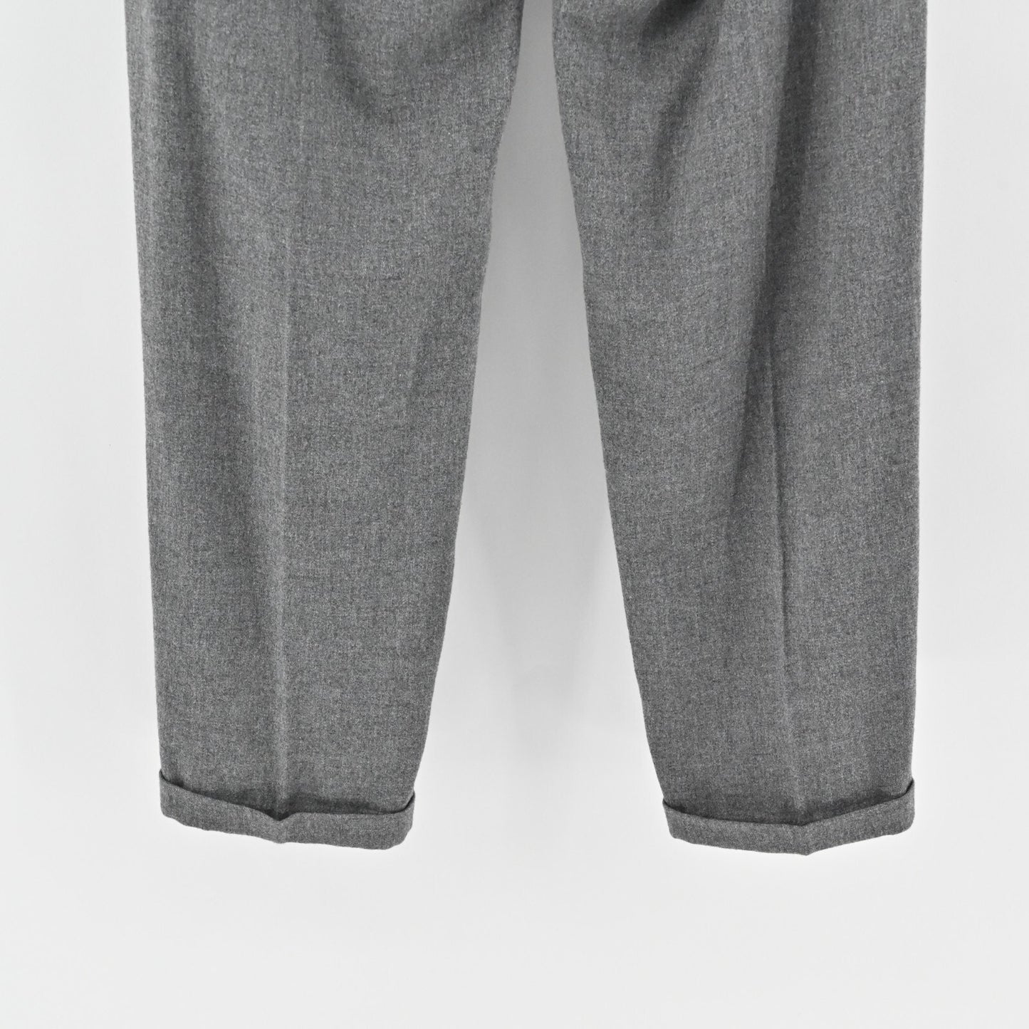 LES COPAINS Pants Womens Size 42 Blue Label Gray Wool Blend Straight Leg Trouser