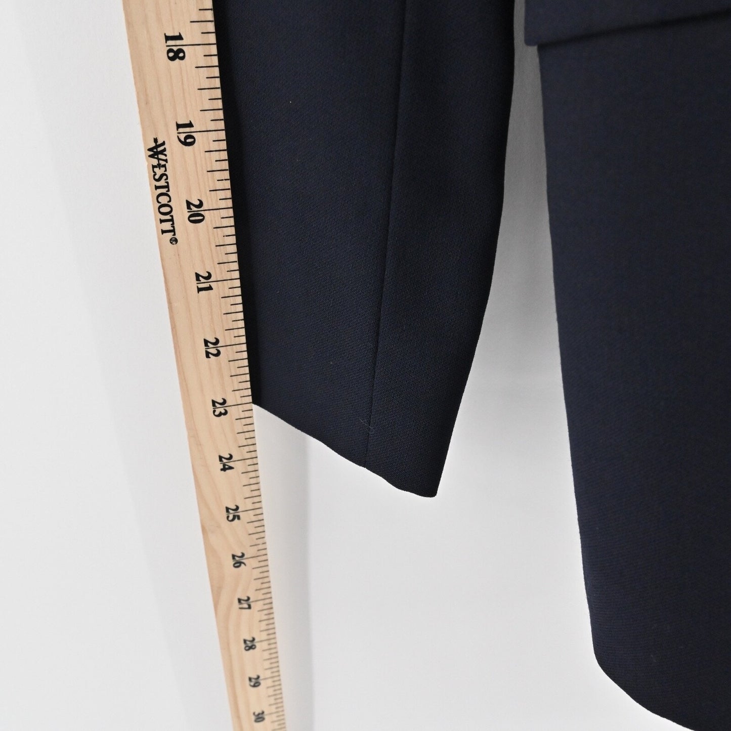 Vtg RALPH LAUREN Womens Blazer Size 2P LRL Navy Wool Academia Crest USA Y2K