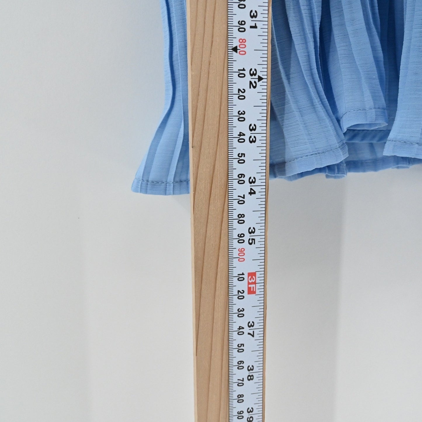 Lulus Womens Pleated Babydoll Dress Size XL Light Blue Romantic Flowy VNeck NEW