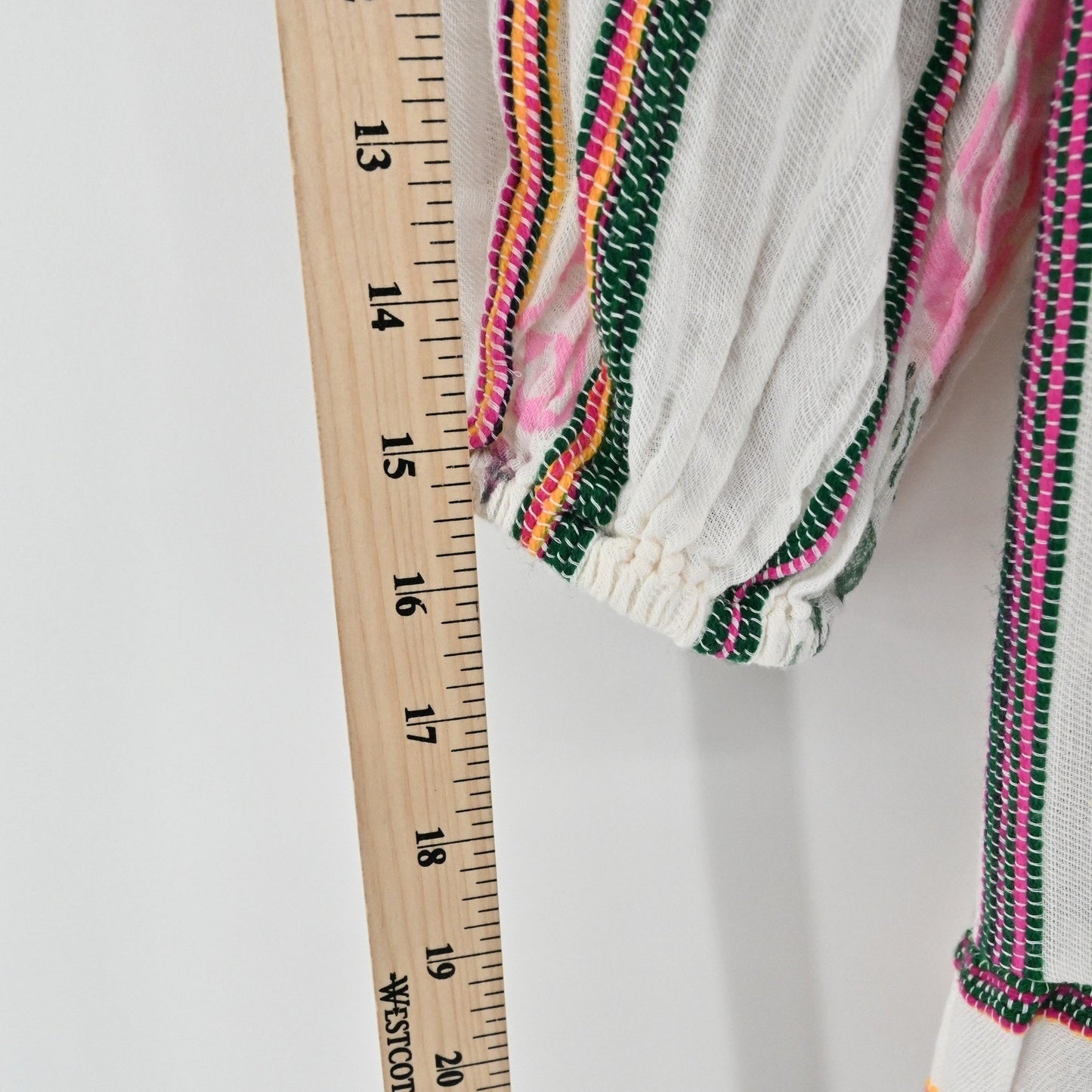 Velvet Graham Spencer Jade Dress M Colorful Embroidered Tiered Bohemian Cotton
