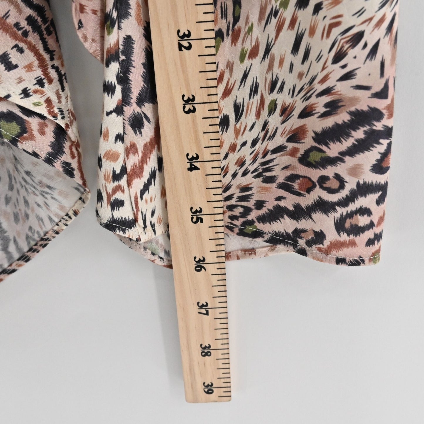 ALLSAINTS Skirt Size 4 Raya Arietta Animal Print Multi Ruffled Asymmetric Hem
