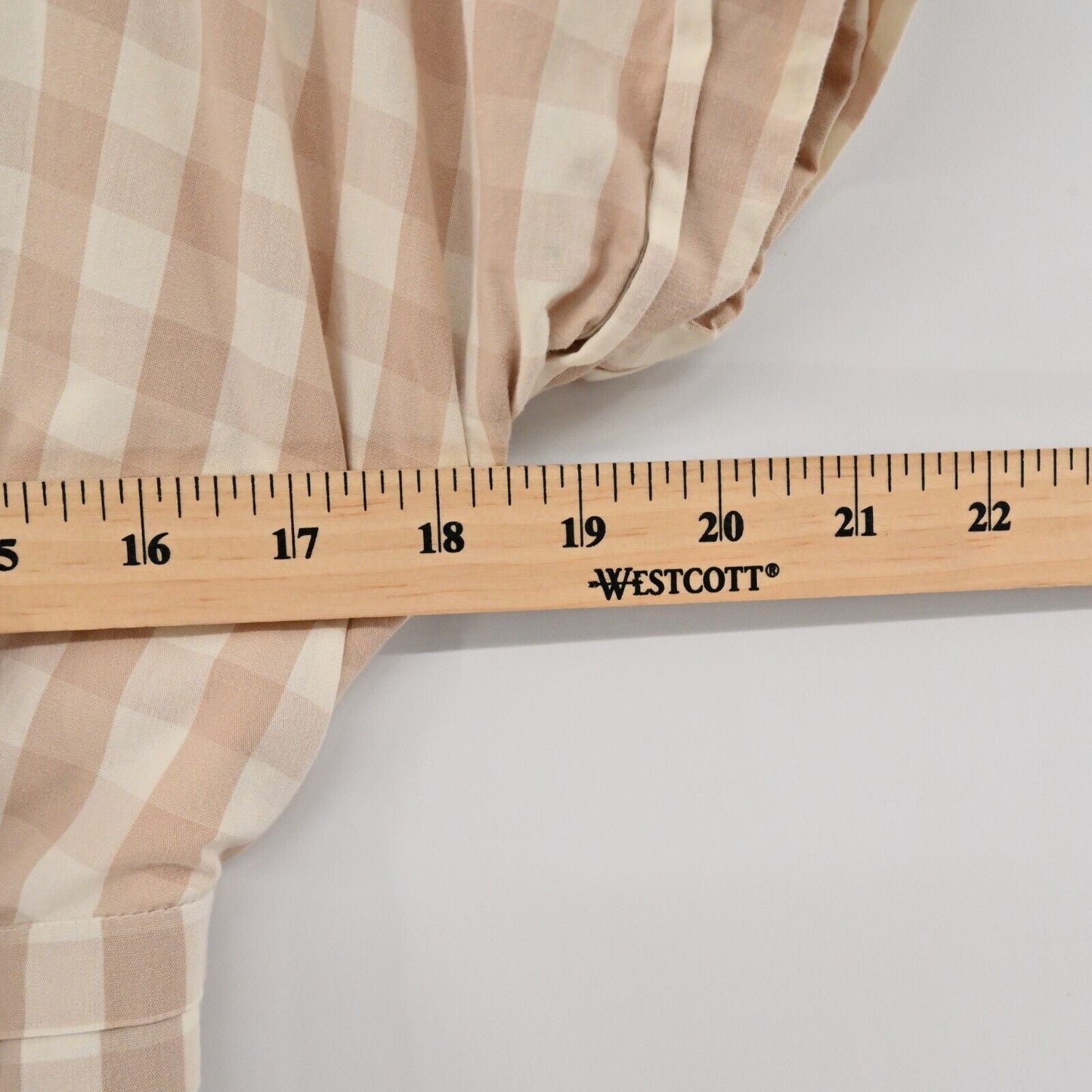 ANTHROPOLOGIE Dress Sz 4 HD In Paris Ribboned Poplin Gingham Sheath Cottagecore