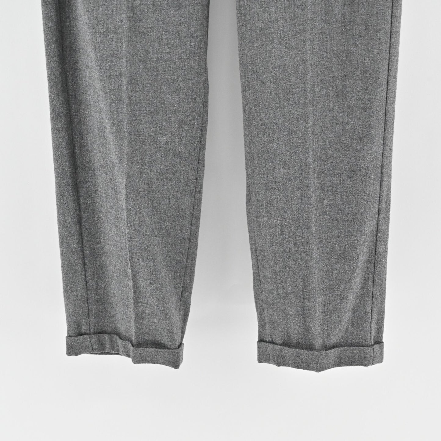 LES COPAINS Pants Womens Size 42 Blue Label Gray Wool Blend Straight Leg Trouser