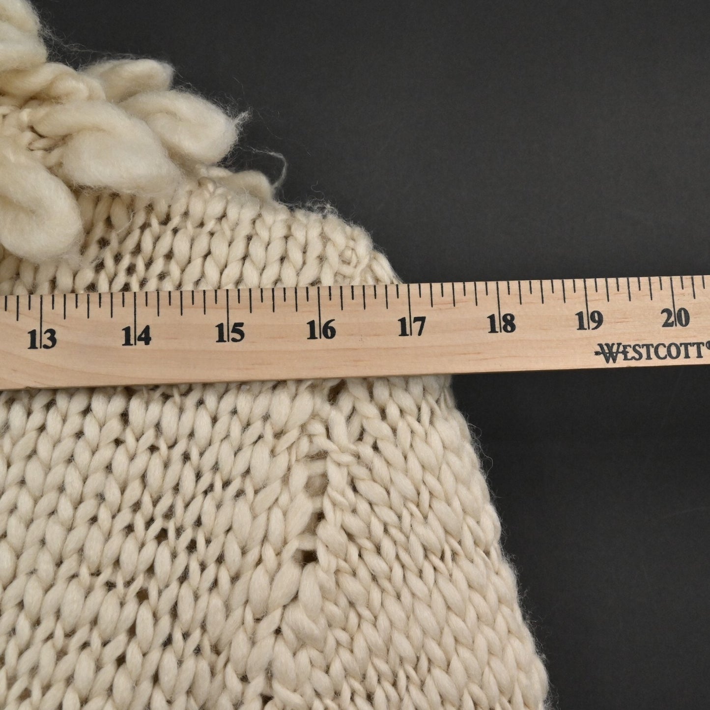 ZARA Womens Sweater Size S Fringing Cardigan Belted Cream Wool Blend Boho NEW