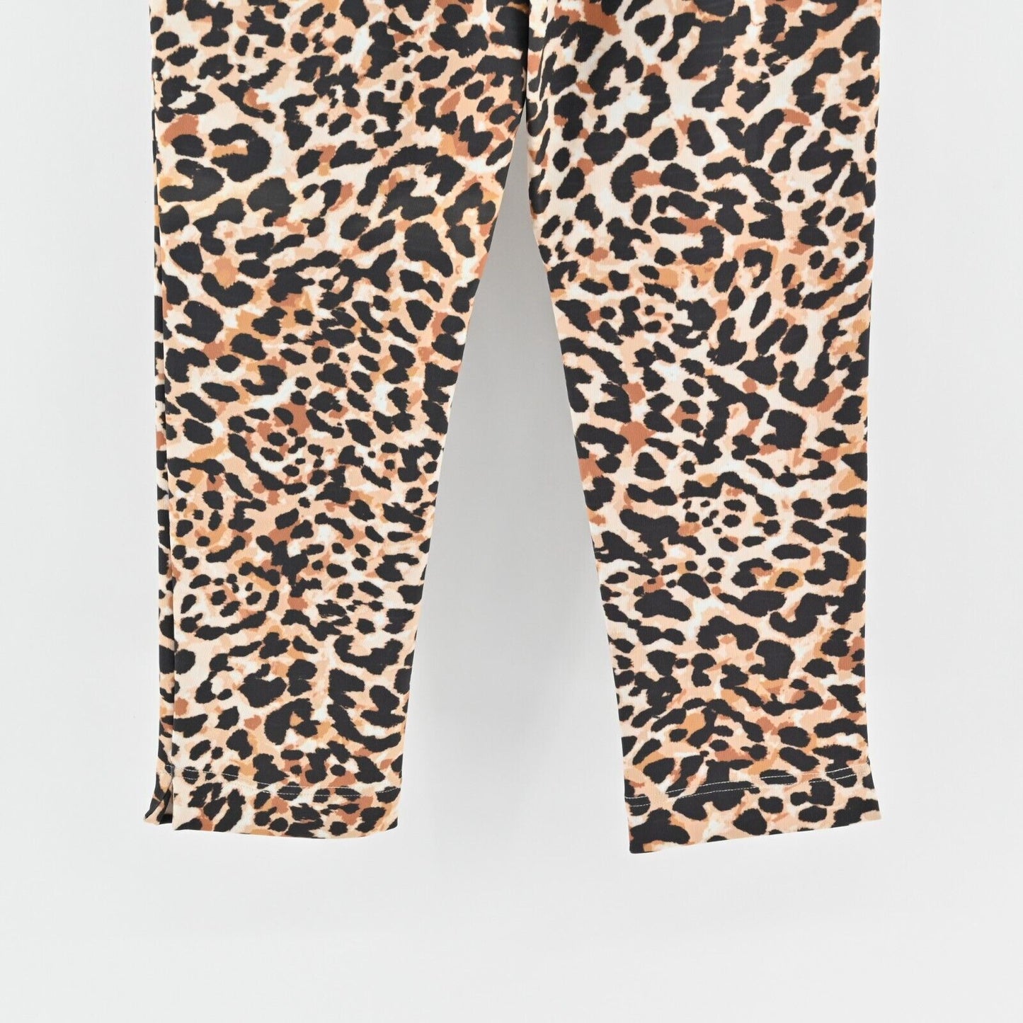 BOSTON PROPER Pants Womens Size XS Leopard Print Pull On Stretch Crop Skinny