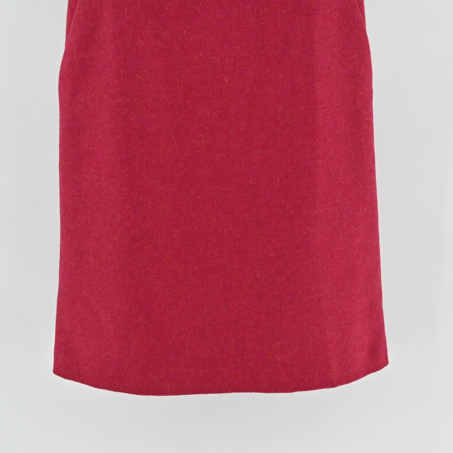 Hobbs London Womens Wool Short Sleeve Dress Size 4 Red Pink Classic Workwear