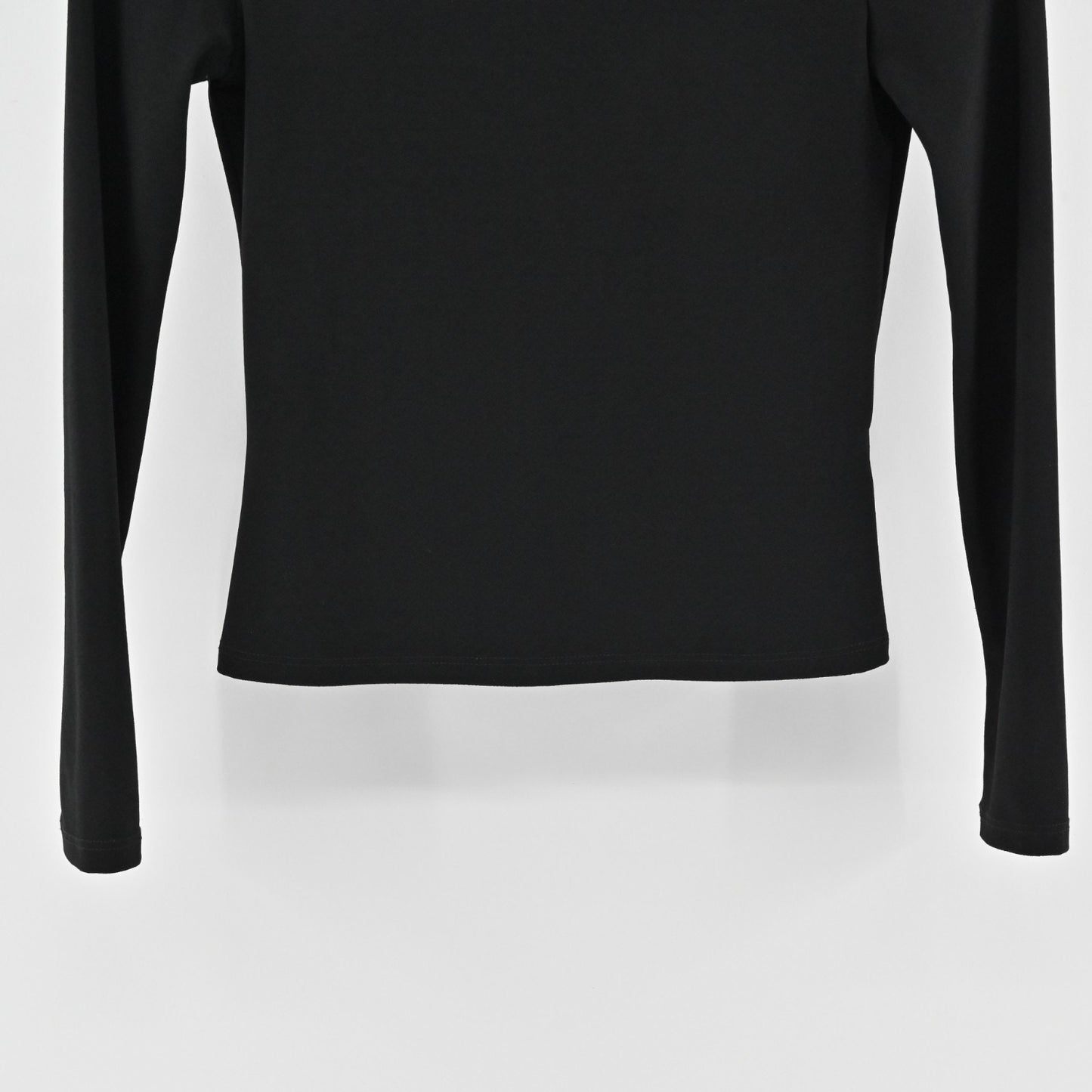 Alice Olivia Womens Haylen Black Top Size XS Long Sleeve Mock Neck Solid Blouse