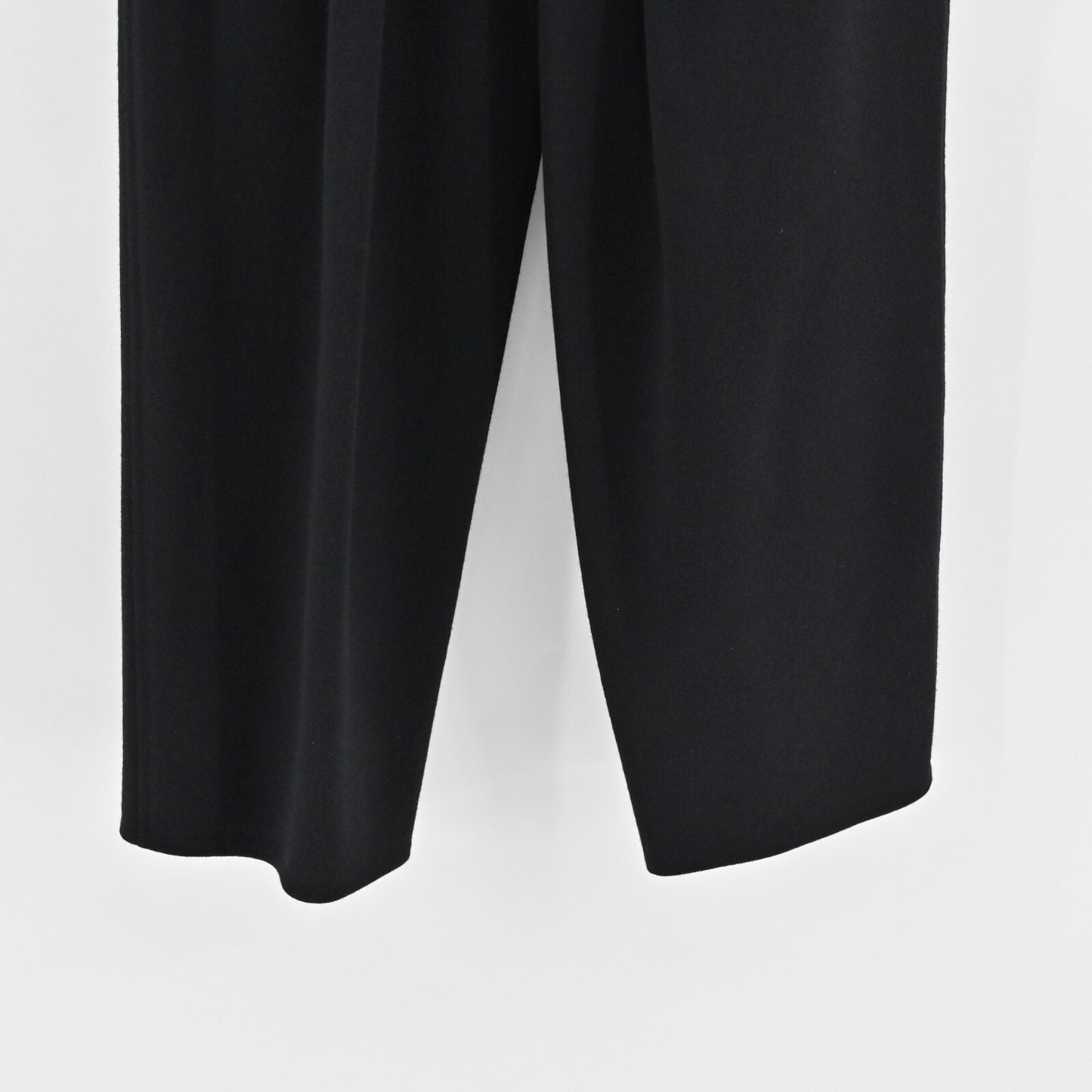 Vtg SONIA RYKIEL Pants Womens Size 6 Black Wool Pleated High Rise Straight