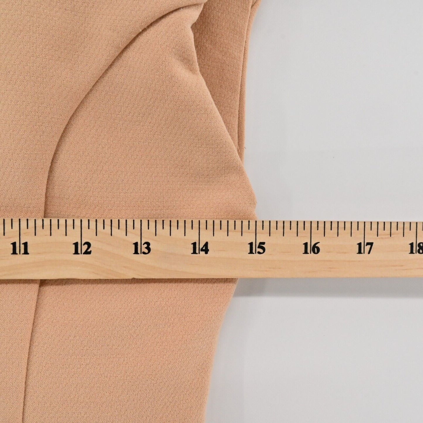 AQUA BY AQUA Dress Womens Size 8 Parnassus Woven Mini Nude Padded Shoulders