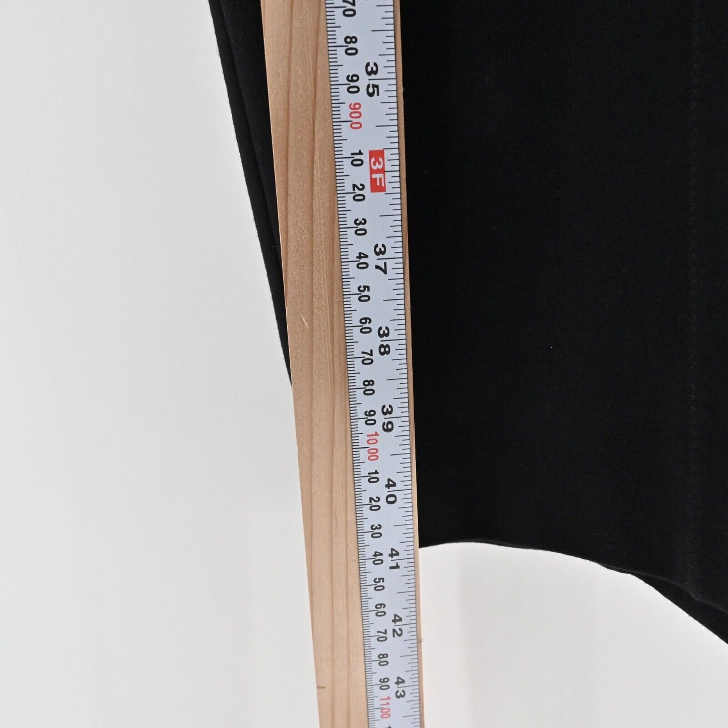 LES COPAINS Dress Size 44 Black V Neck Half Sleeve Knee Length Zip Sheath Career