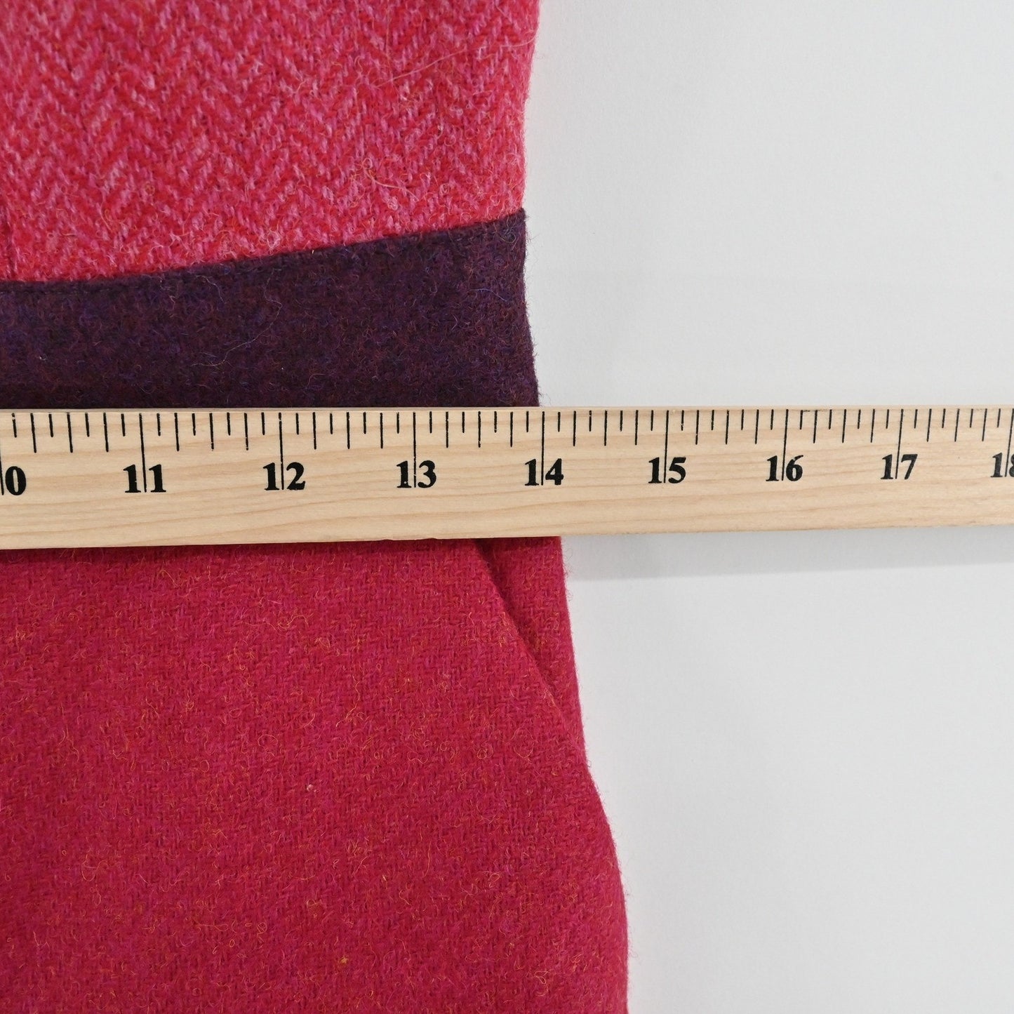 Hobbs London Womens Wool Short Sleeve Dress Size 4 Red Pink Classic Workwear