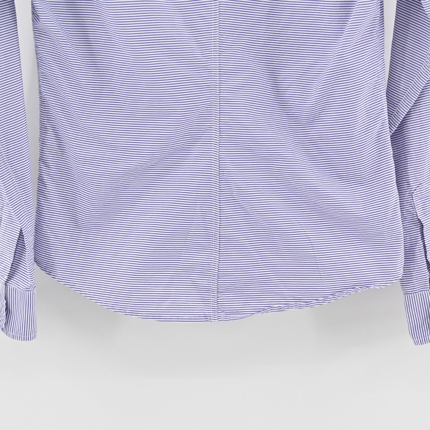 Frank Eileen Womens Barry Button Front Top Size XS Purple White Stripe Blouse