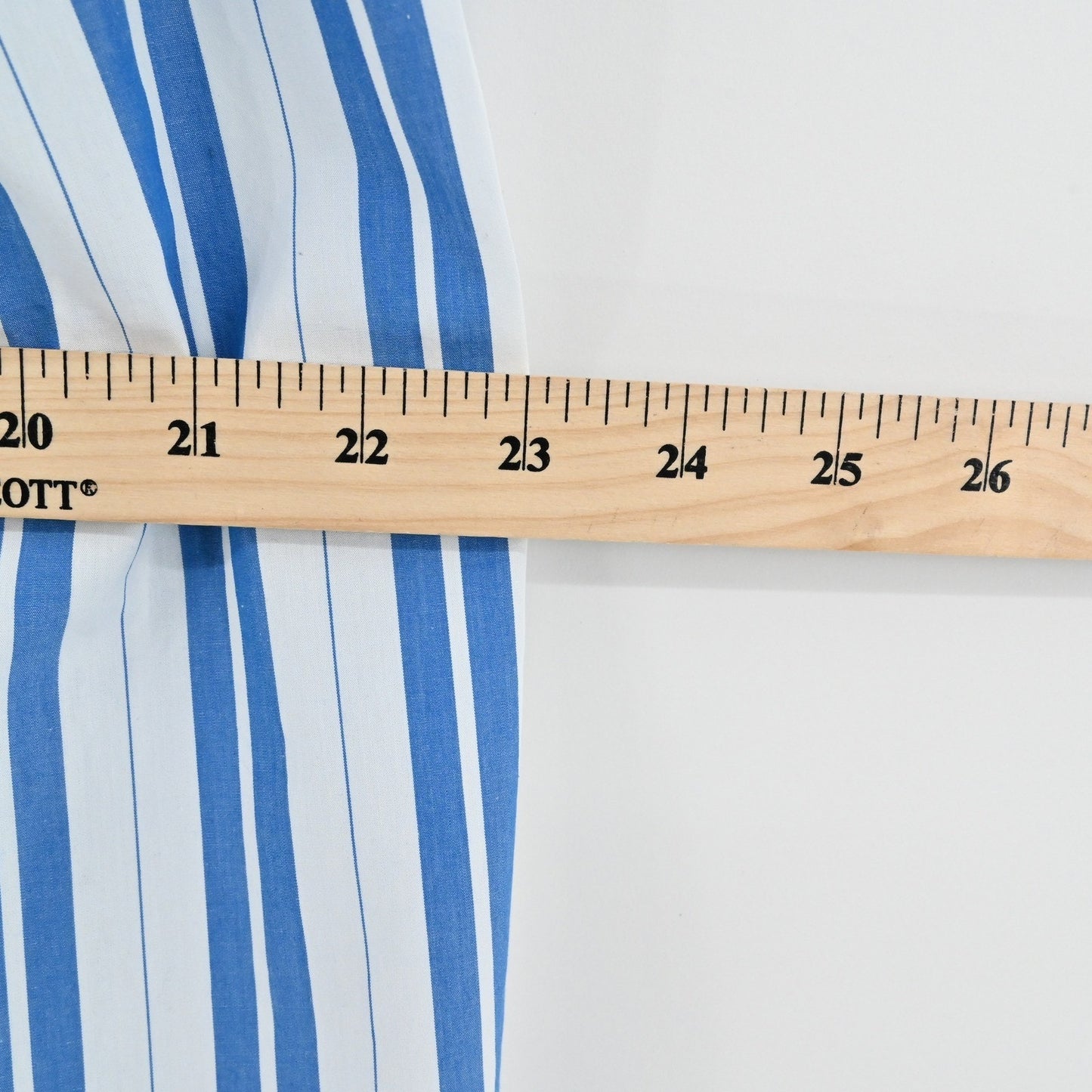 GANNI Blue Striped Midi Dress Size 8 / 10 Organic Cotton Nautical Coastal Summer