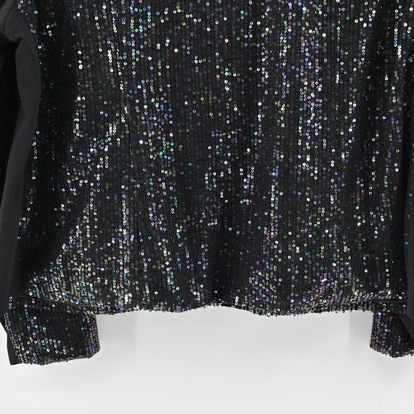 TORRID Sequin Moto Jacket Plus Size 2X Black Evening Bomber Womens Zip Front