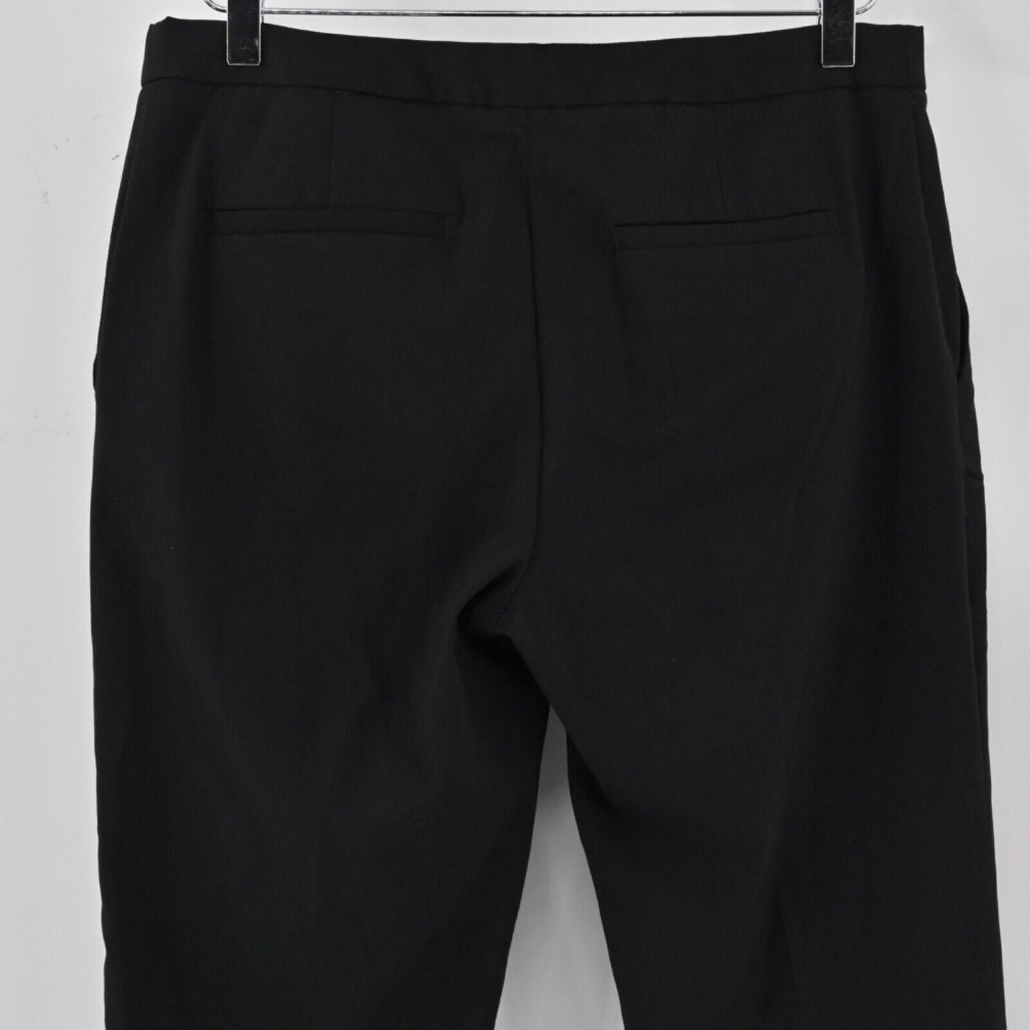 MARIO SERRANI Pants Womens Size 6 Black Slim Tapered Leg Stretch Career Italy
