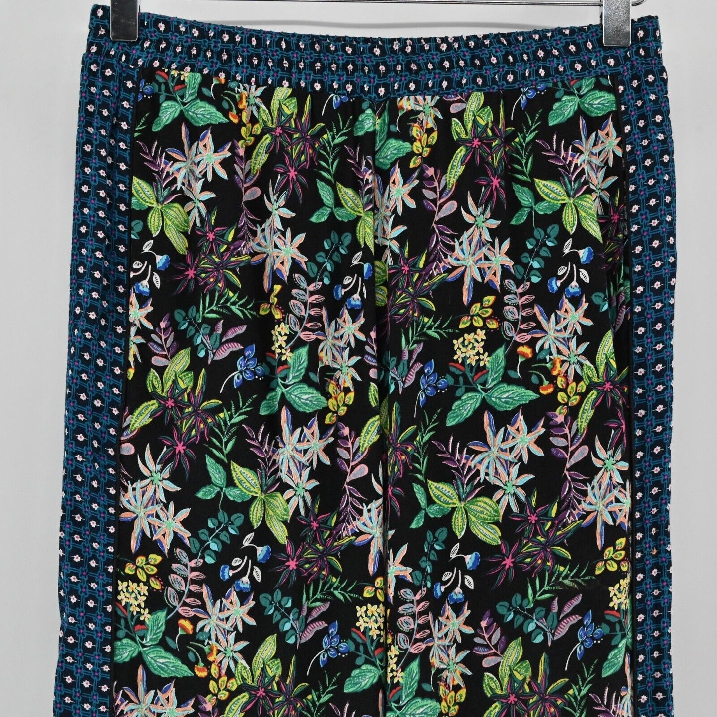ANTHROPOLOGIE Pants Womens Size XS ETT TWA Rosseau Wide Leg Floral Crop Pull On