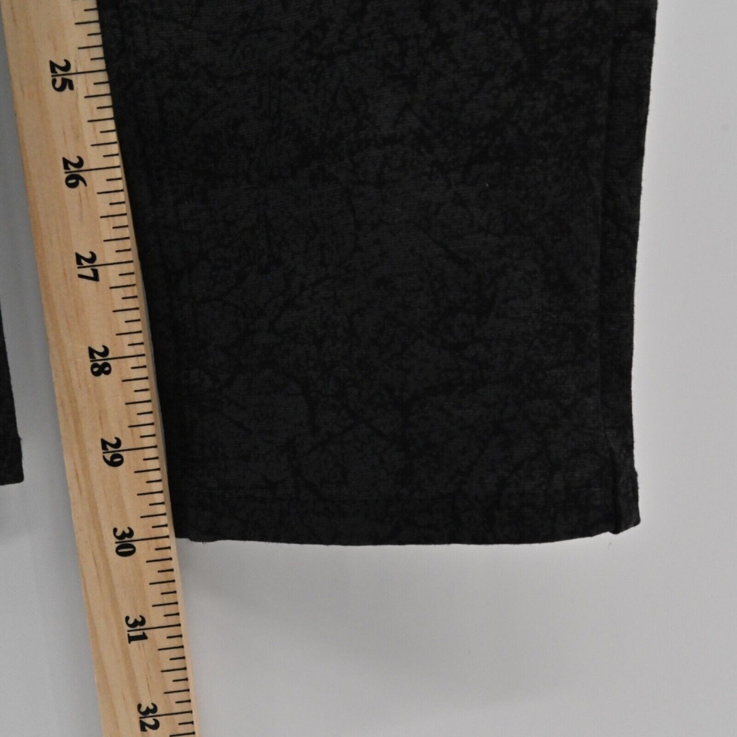 HUDSON Pants Womens Size 30 Black Crackle Nico Mid Rise Super Skinny Stretch USA