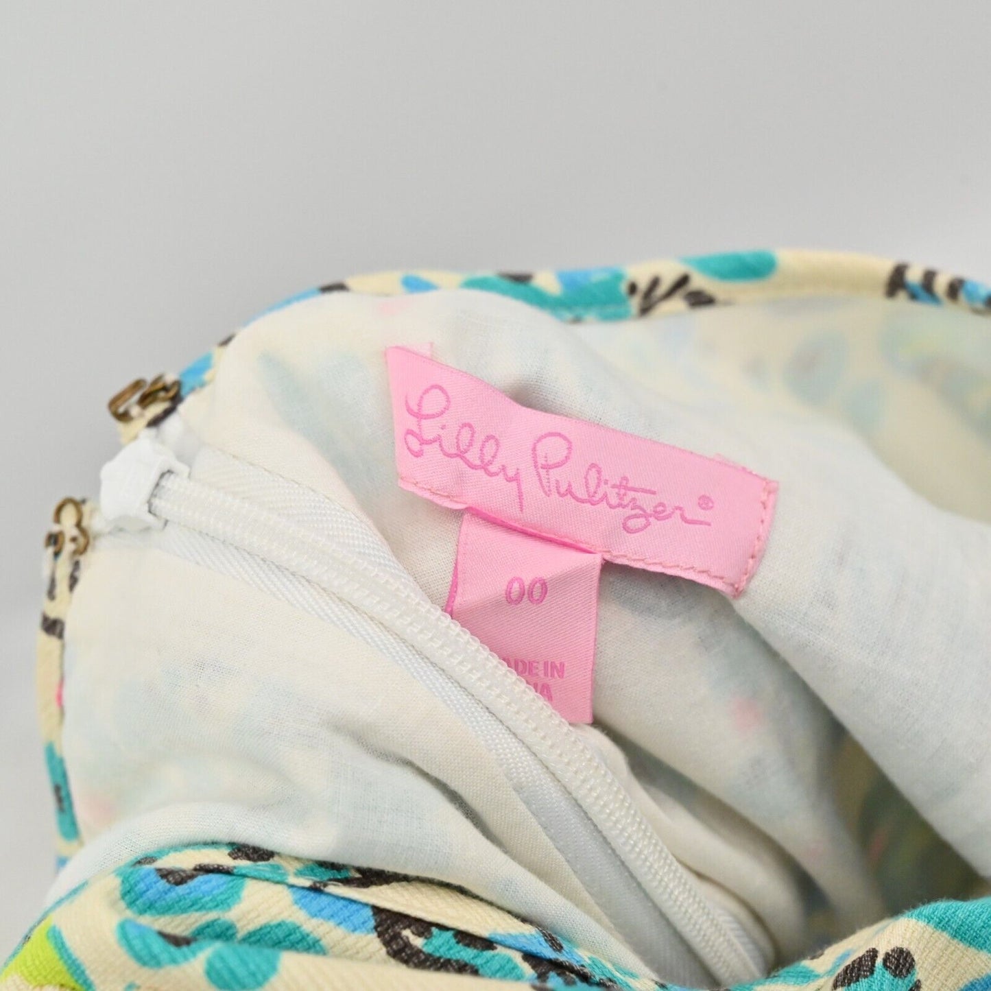 LILLY PULITZER Dress Womens Size 00 Ember Sea Oat Escapades in the Everglades