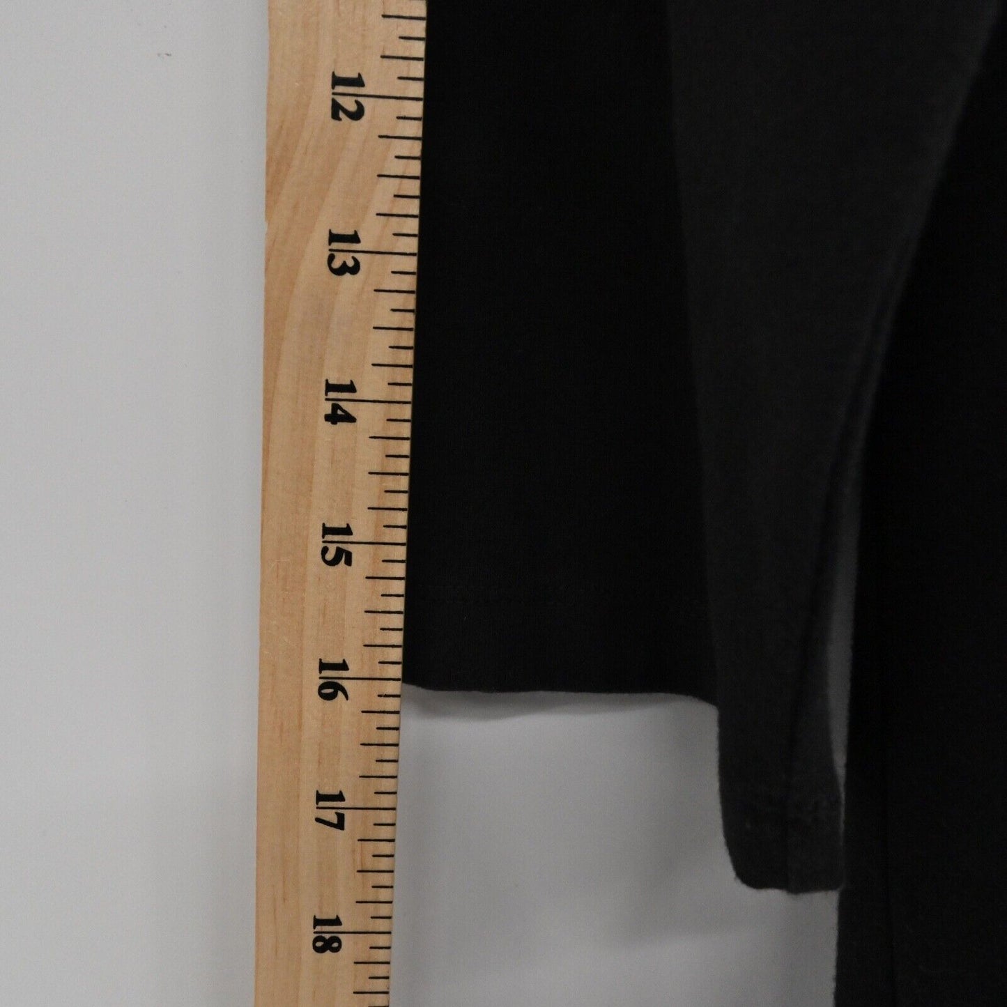 Vtg APRIL CORNELL Top Womens Size S Black Embroidered Christmas Tree Holidays