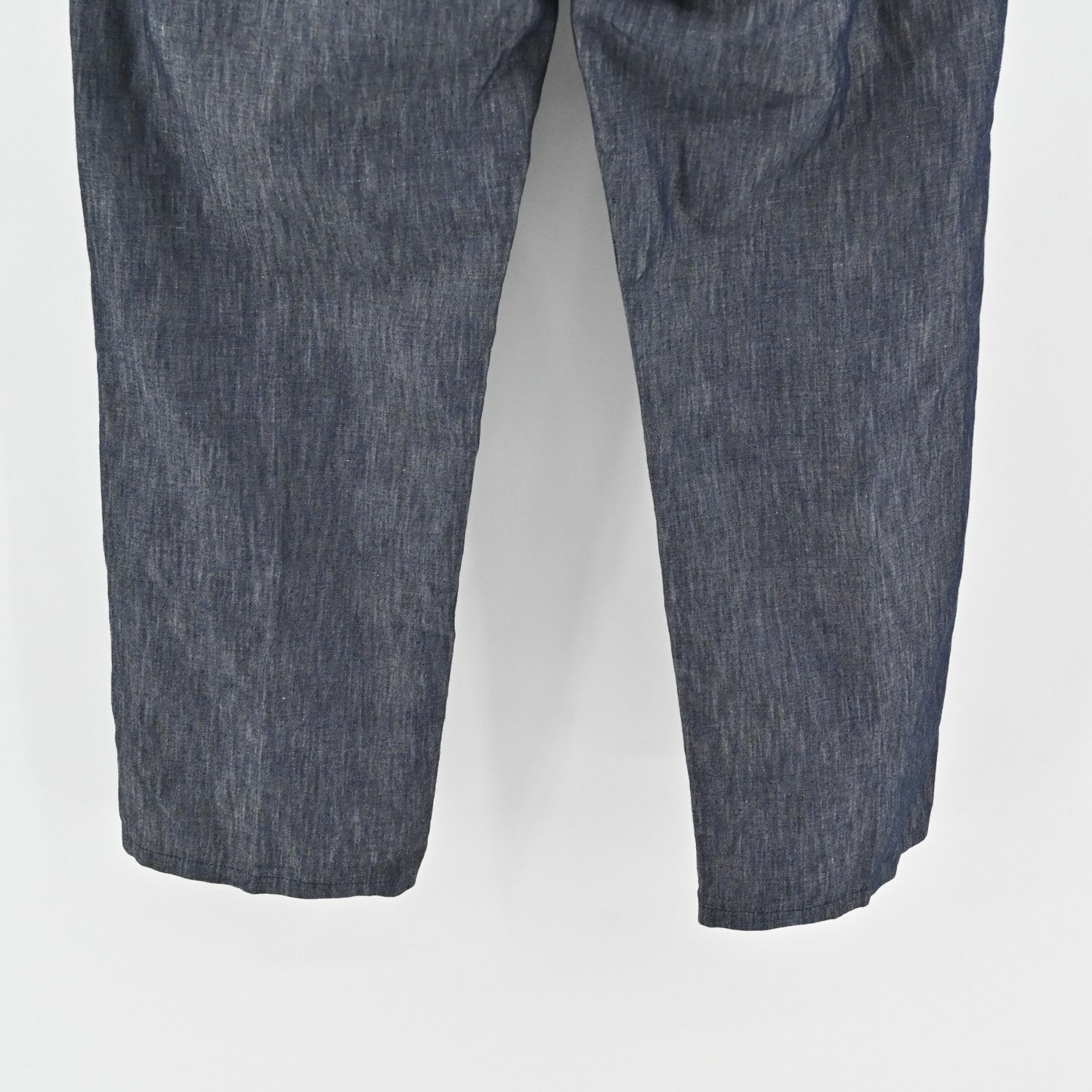 Canali Womens Trousers Size 54 Dark Chambray Classic Tapered Pants Made Italy