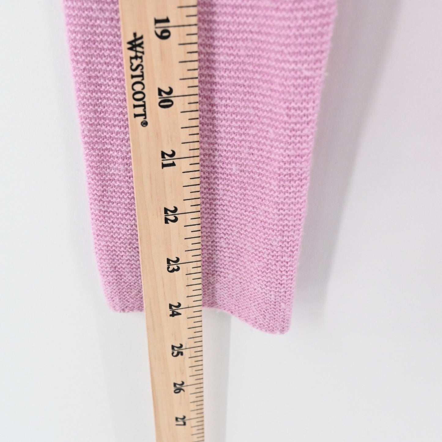KINROSS Cashmere Sweater Womens Size S Pink VNeck Knit Top Casual Preppy Chic