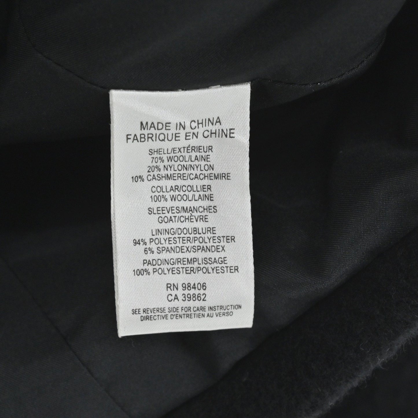 Theory Womens Ponette Jacket Size 0 Wool Cashmere Black Rib Collar Luxury NEW