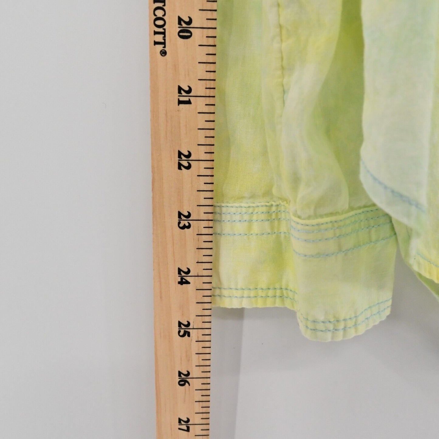 ANTHROPOLOGIE Top Womens Size M Pilcro Cate Tie Dye Button Up Long Sleeve Pocket