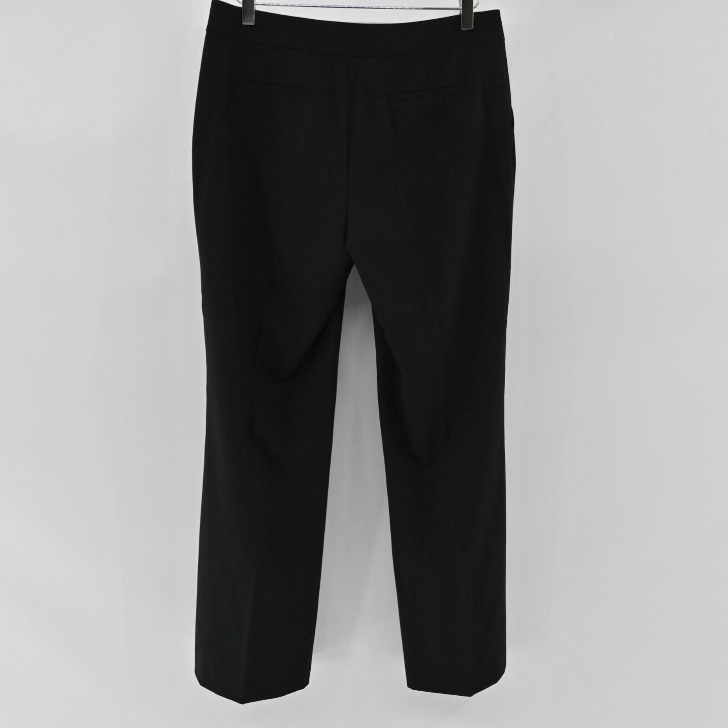 CALVIN KLEIN Pants Womens Sz 8 Black Wide Leg Classic Fit Trouser Pants Business